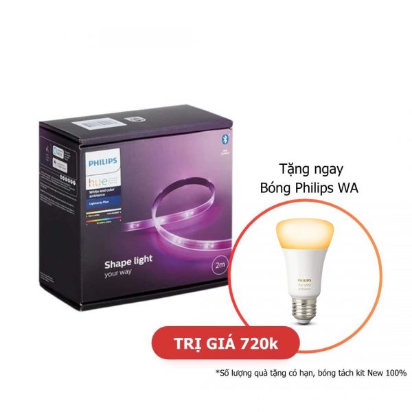 Dây LED 2 mét Philips Hue Lightstrip Base Pack V4