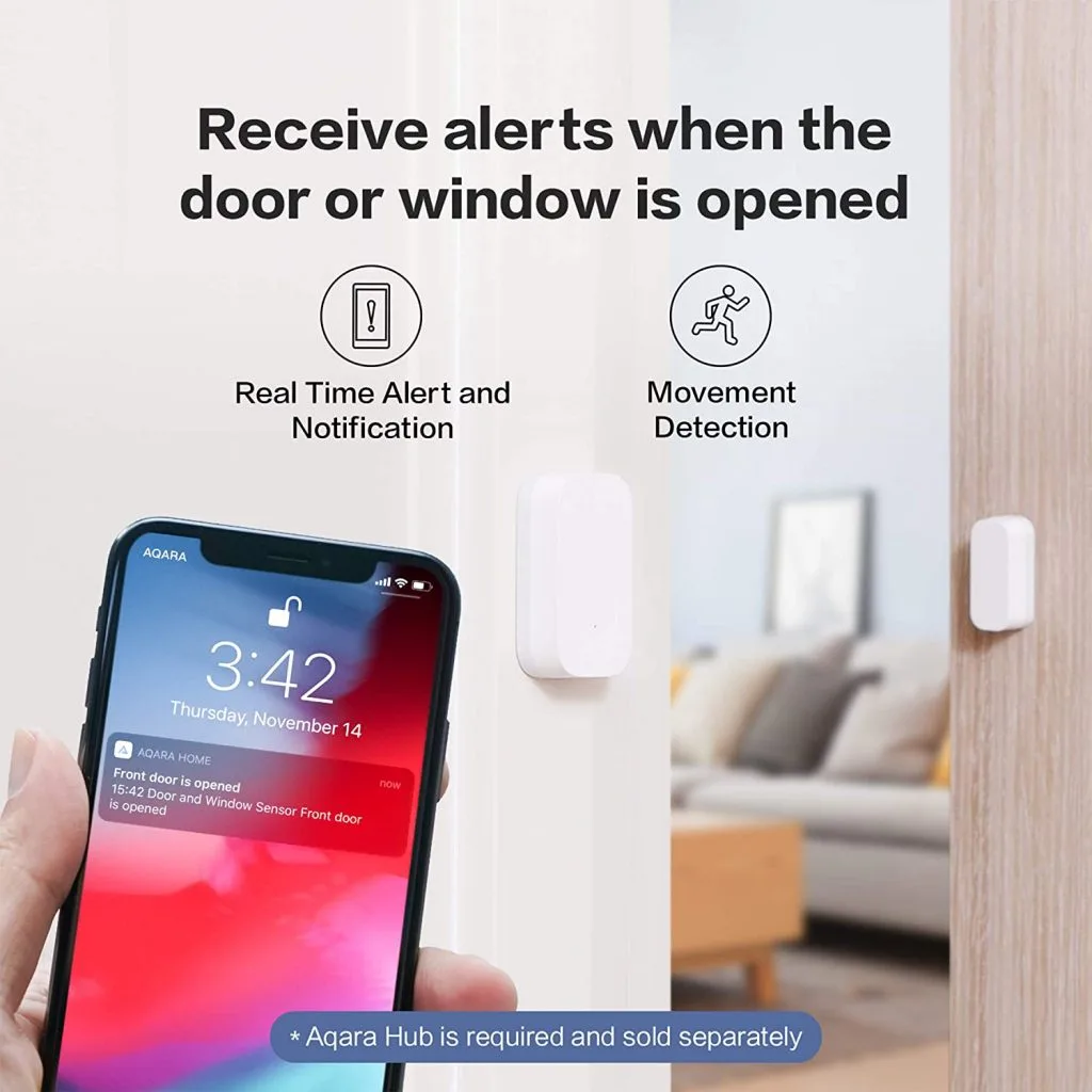 cam bien cua aqara homekit