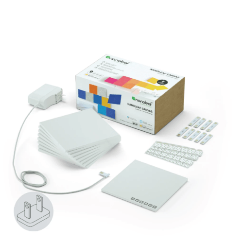 Đèn Nanoleaf Canvas Smart Kit 9 miếng hình vuông - Smart HomeKit