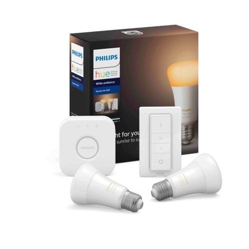 Bộ 2 Bóng Đèn Philips Hue White Ambiance Starter Kit E27 | Bluetooth Kit