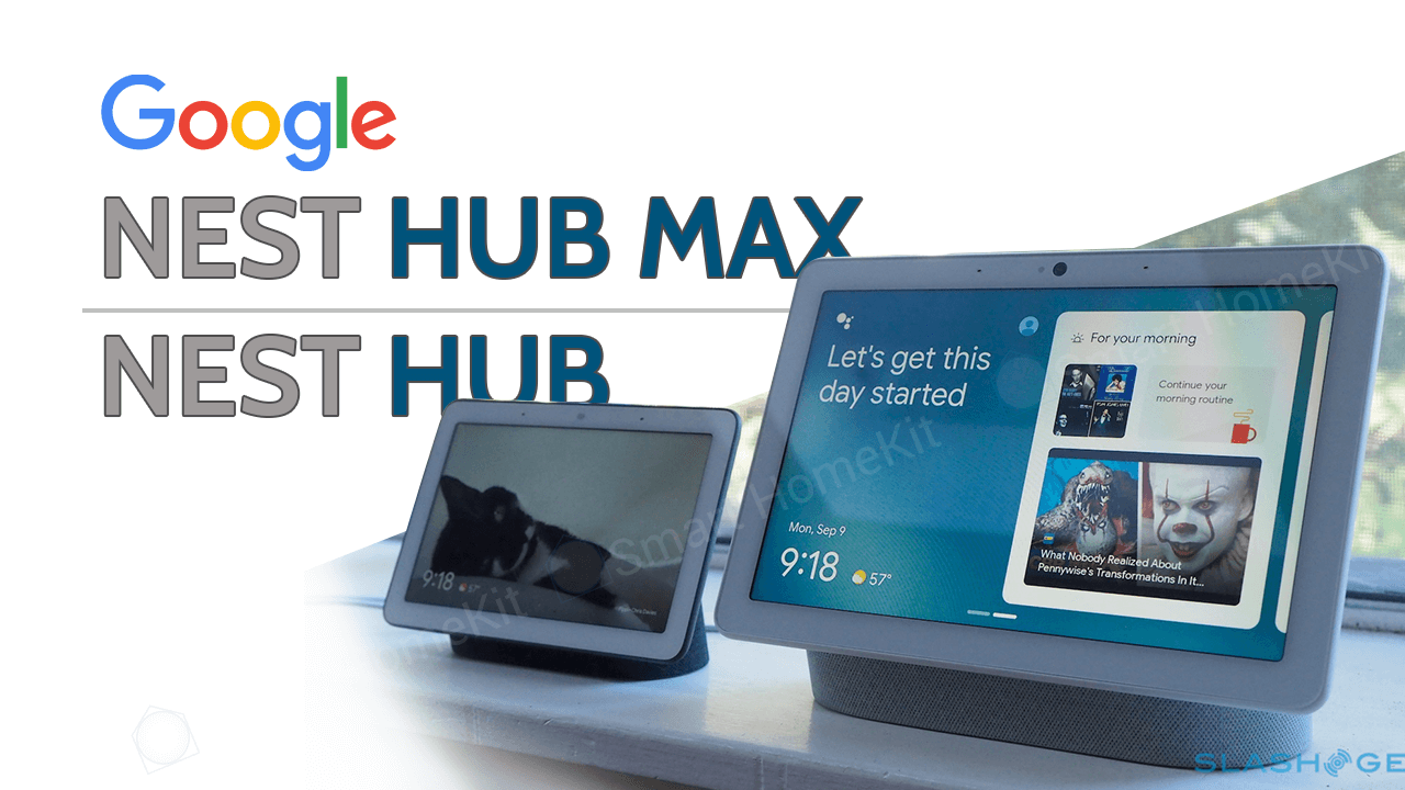 So sánh Google Nest HUB Max với Google Nest HUB