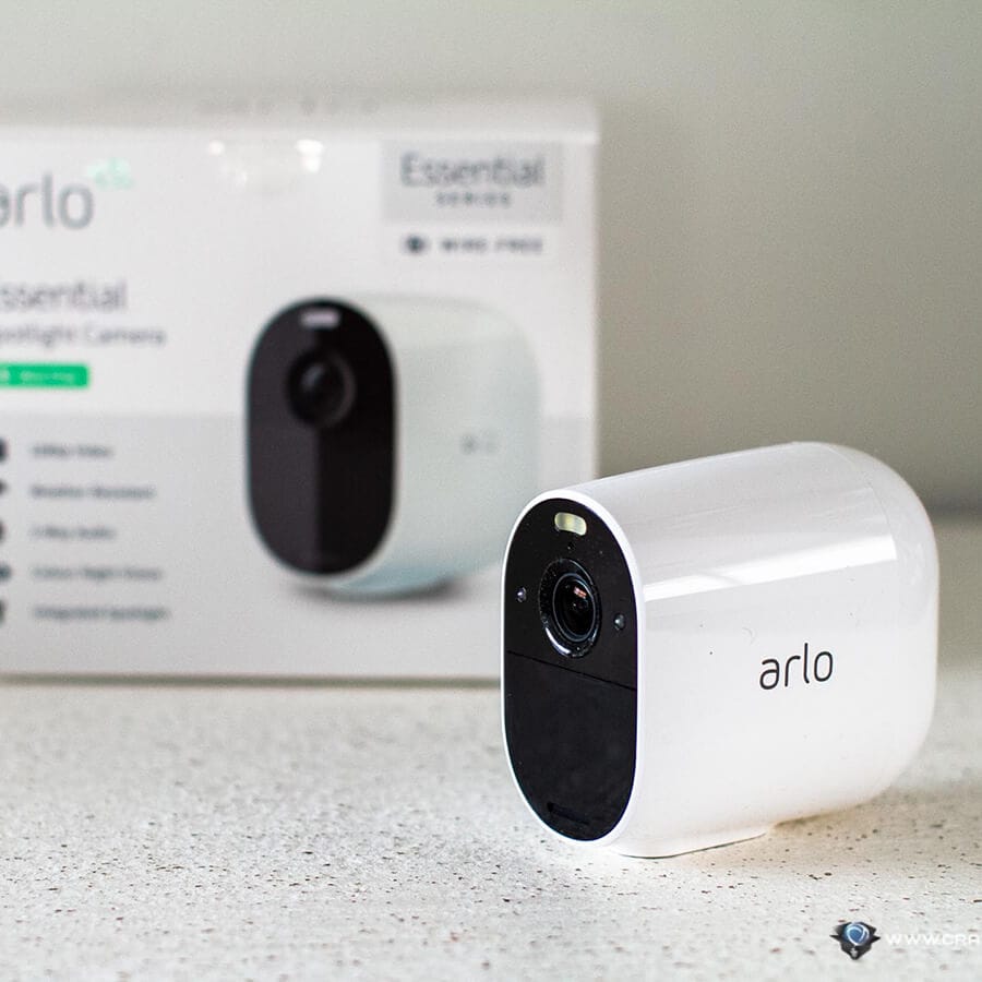 set up arlo essential spotlight camera