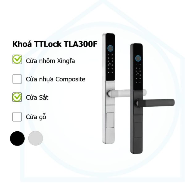 Khóa thông minh cửa nhôm TTLock TLA300F
