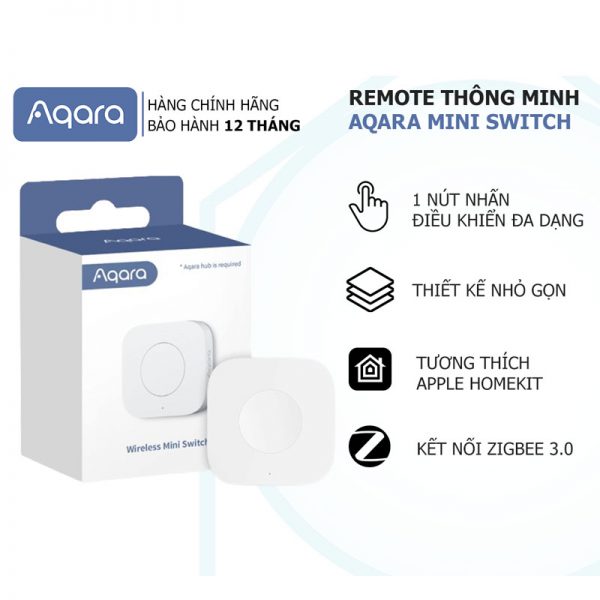 Công tắc thông minh Aquara ZigBee (chung bộ Homekit) - AQUARA