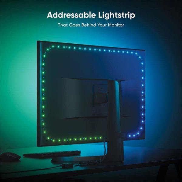 Dây đèn LED đồng bộ màn hình PC Nanoleaf 4D (2.5m) - Cổng USB-C (Bản Quốc Tế) 10 3 Day den LED PC Nanoleaf 4D N7601K00 1LS4D