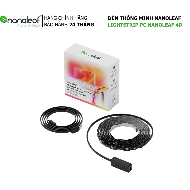 Dây đèn LED đồng bộ màn hình PC Nanoleaf 4D (2.5m) - Cổng USB-C (Bản Quốc Tế) 1 Dây đèn LED đồng bộ màn hình PC Nanoleaf 4D (2.5m) - Cổng USB-C (Bản Quốc Tế)