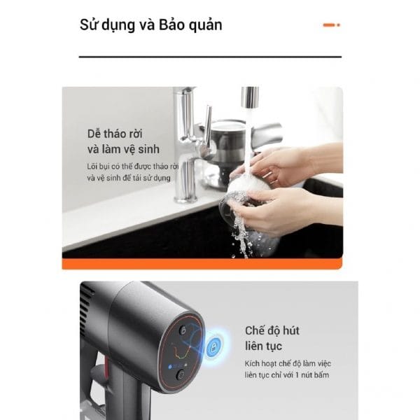 Máy Hút Bụi Cầm Tay Không Dây Dreame T30 12 dreame t30 2