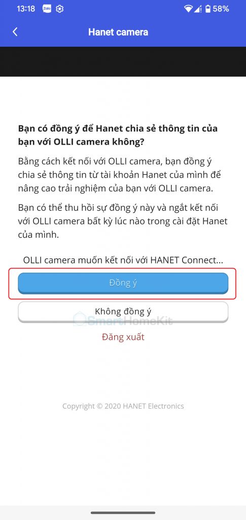 hanet connect with olli maika 5