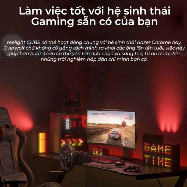 Đèn trang trí đa năng thông minh Yeelight Cube Smart Lamp 15 yeelight cube 7