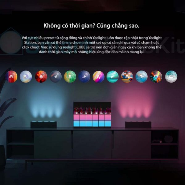 Đèn trang trí đa năng thông minh Yeelight Cube Smart Lamp 14 yelight cube 6