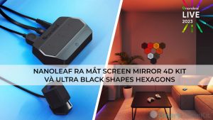 Nanoleaf Screen Mirror 4D Kit and Ultra Black Shapes Hexagon 1