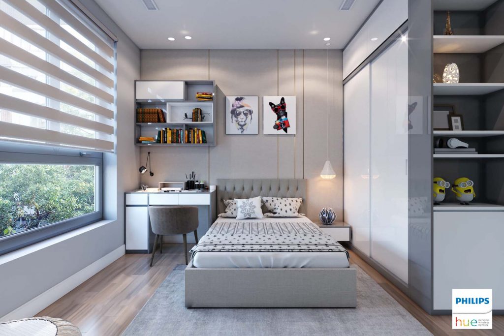 philips hue trang tri phong ngu