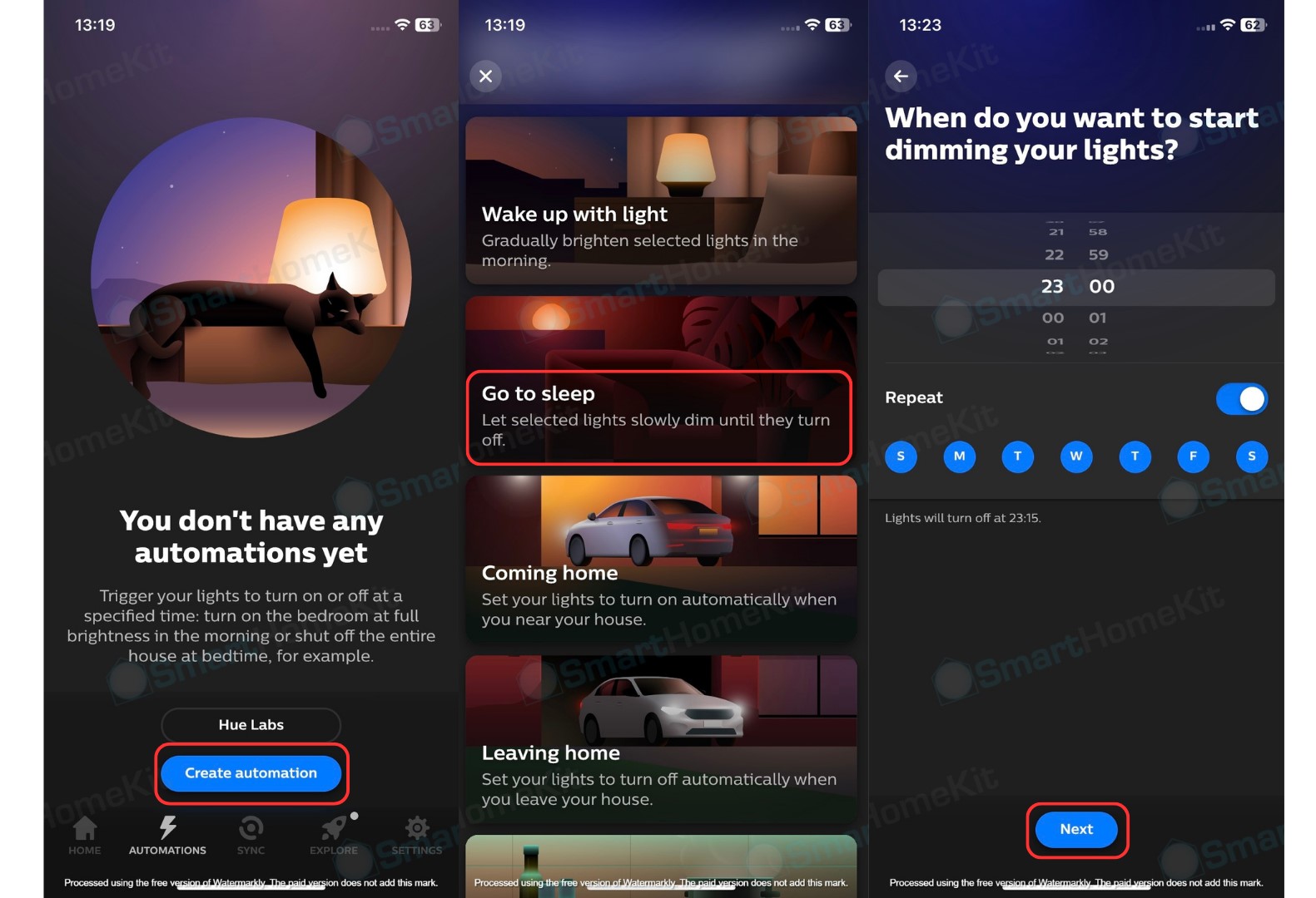 Hướng dẫn tự động hóa Routines với đèn thông minh Philips Hue