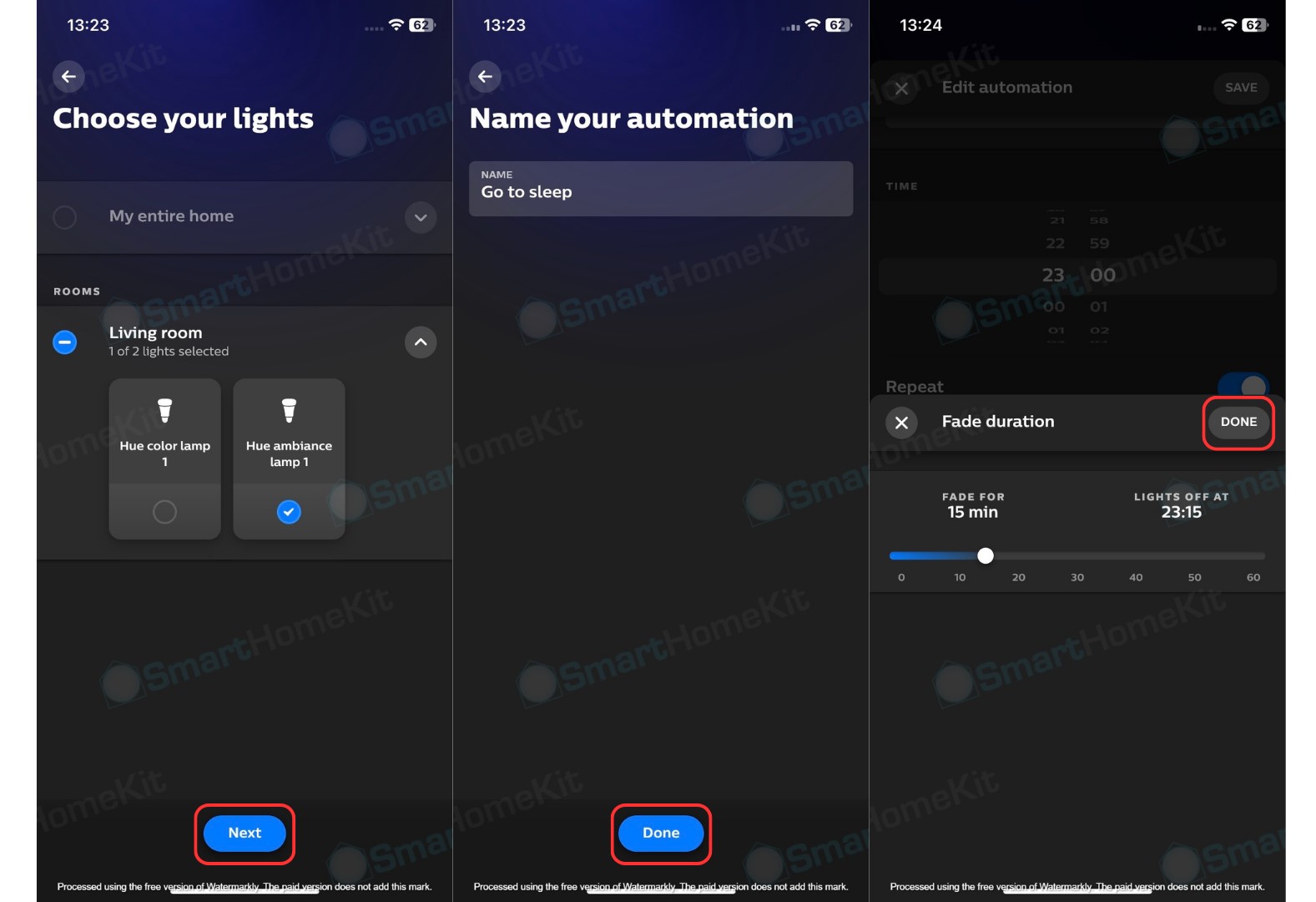 Hướng dẫn tự động hóa Routines với đèn thông minh Philips Hue