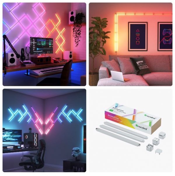 Nanoleaf Lines 90 Degrees Expansion Pack 3PK - Smart HomeKit