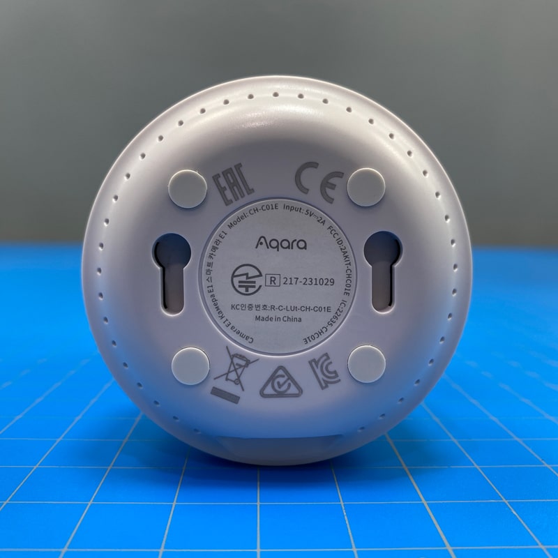 Review Camera Aqara E1 6E tương thích Homekit 14 Camera E1 underside
