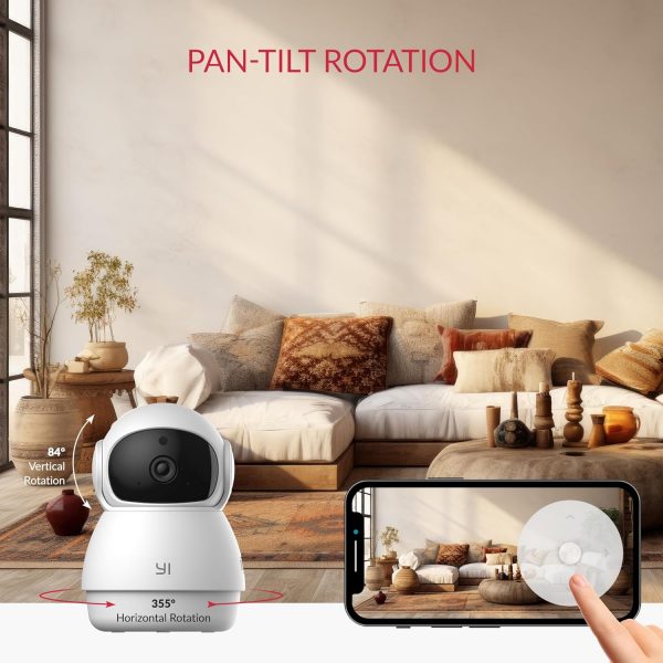 Camera thông minh YI Dome 2K Pro AI Xoay 355 độ Quốc Tế 12 camera ip giam sat an ninh gia dinh yi dome 2k 2