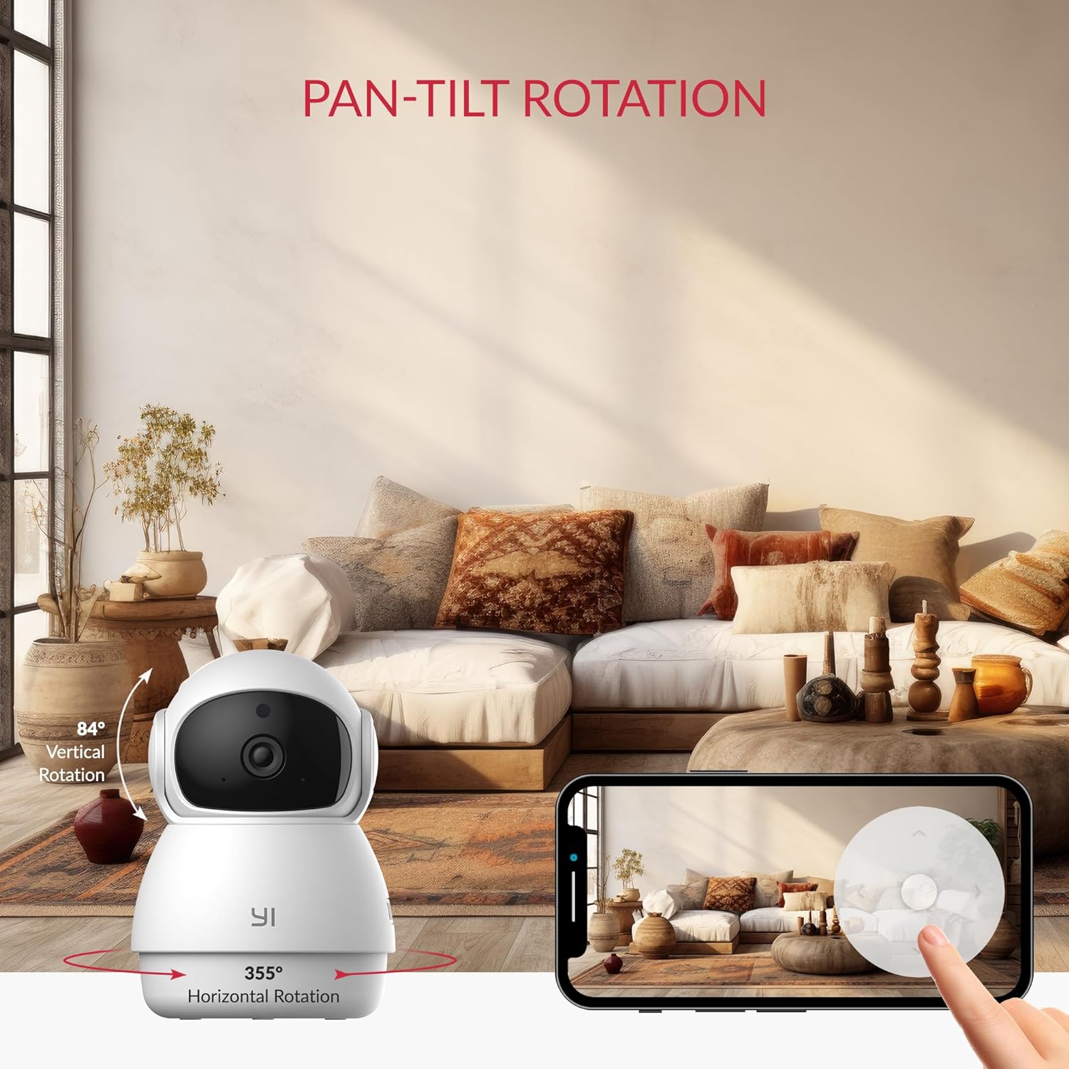 Camera thông minh YI Dome 2K Pro AI Xoay 355 độ Quốc Tế 4 Camera thông minh YI Dome 2K Pro AI Xoay 355 độ Quốc Tế - Ảnh 4