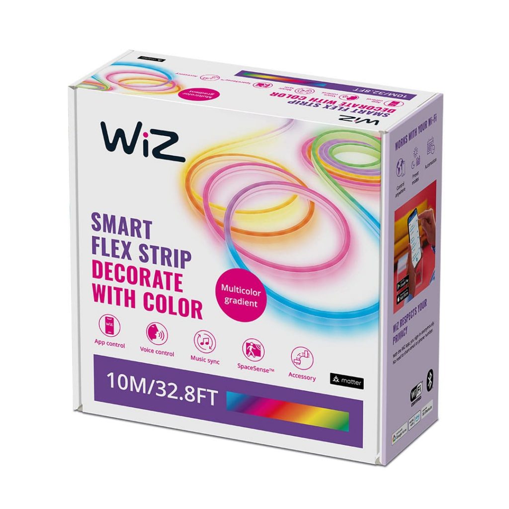 Signify ra mắt các dòng LED dây Wiz RGBIC mới năm 2024 4 20240617 wiz led strip neon product min