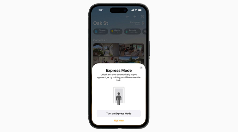Apple vừa công bố iOS 18 với các bản cập nhật mới nhất về Apple Home 5 express mode ios18