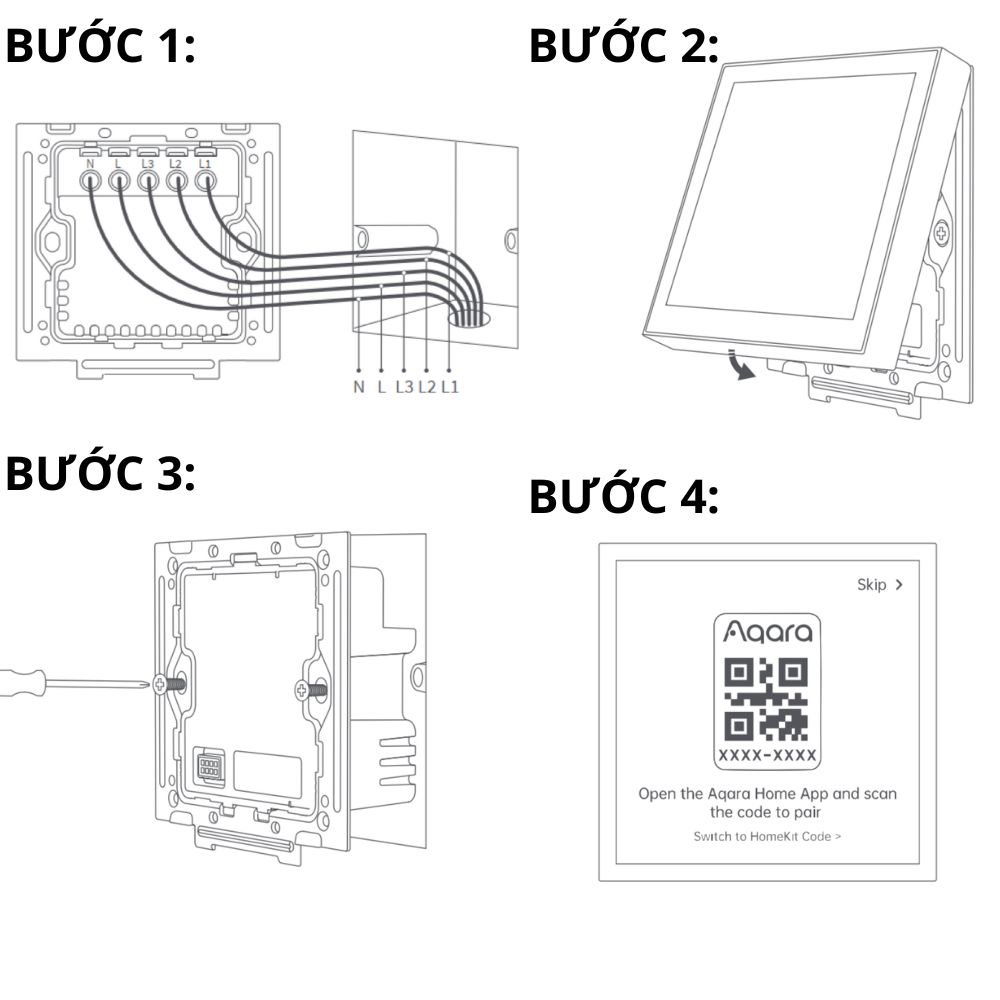 Giới Thiệu & HDSD Aqara Panel Switch S100 7 Aqara S100 3