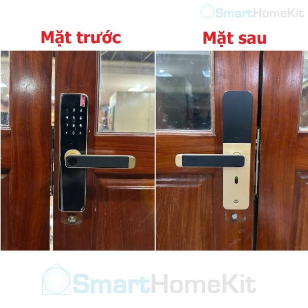 Khóa cửa gỗ mặt kính TTLock TG72 Smart Lock 29 TLG72 Vang 1