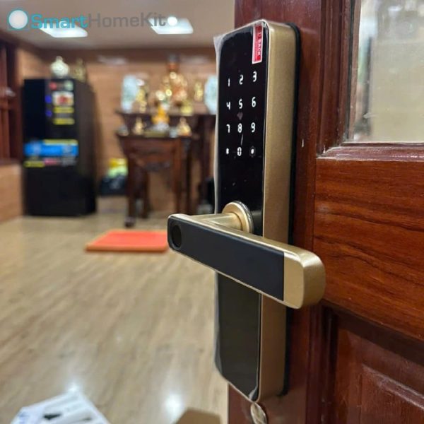 Khóa cửa gỗ mặt kính TTLock TG72 Smart Lock 35 TLG72 Vang 3