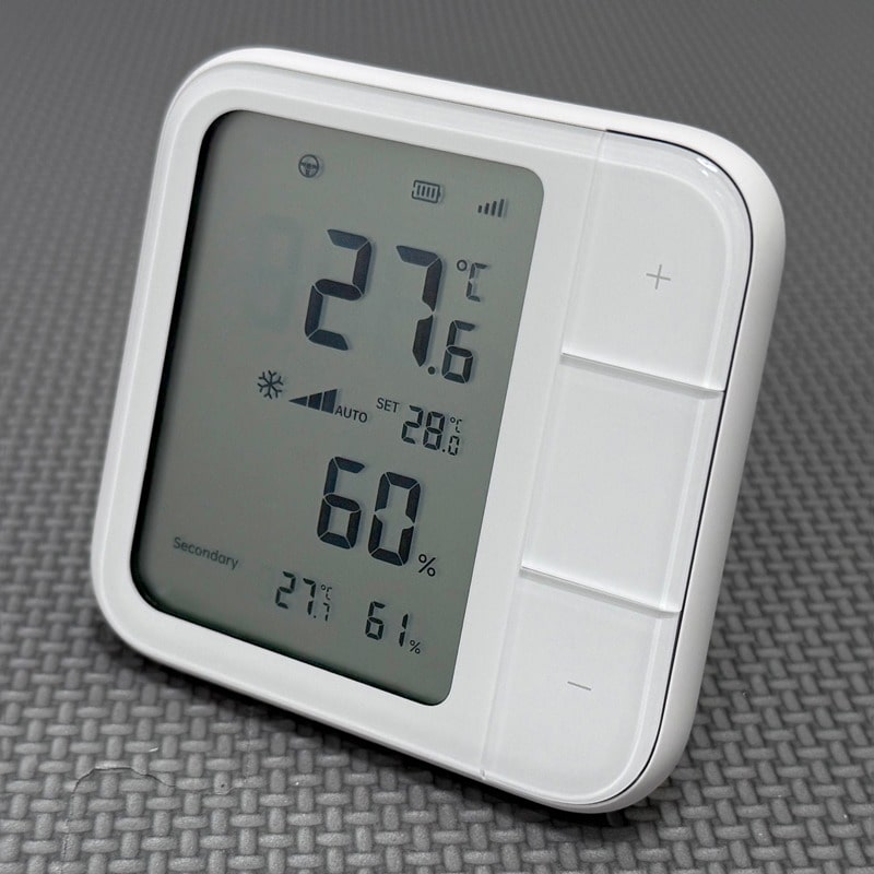 Hướng dẫn cài đặt Aqara W100 Climate Sensor 13 W100 display features w AC sq