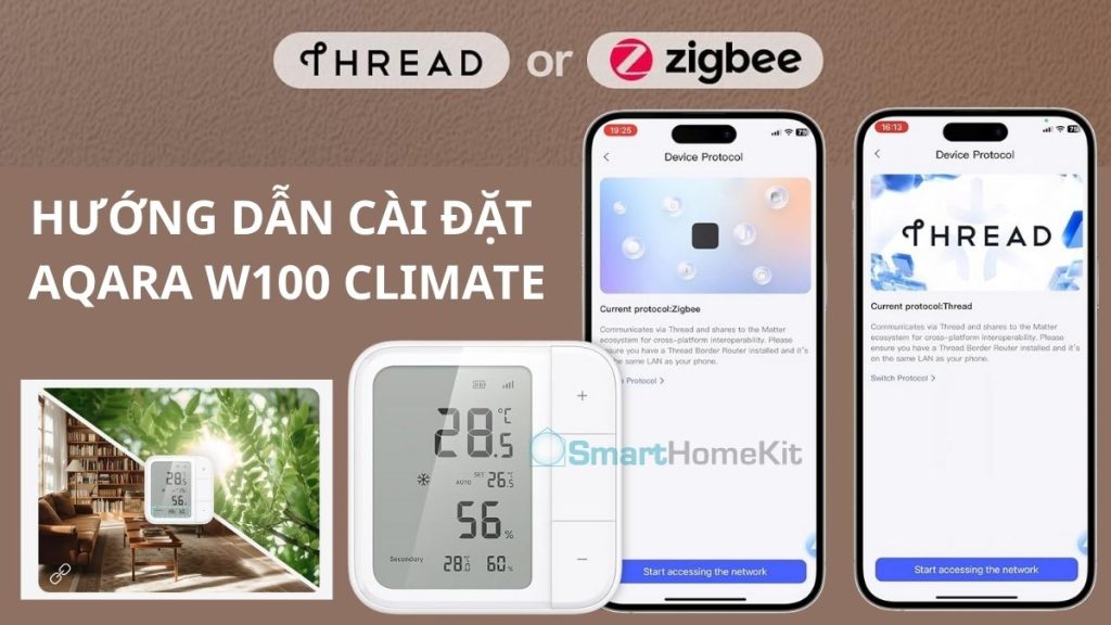 Hướng dẫn cài đặt Aqara W100 Climate Sensor 1 aqara w100 hdsd banner