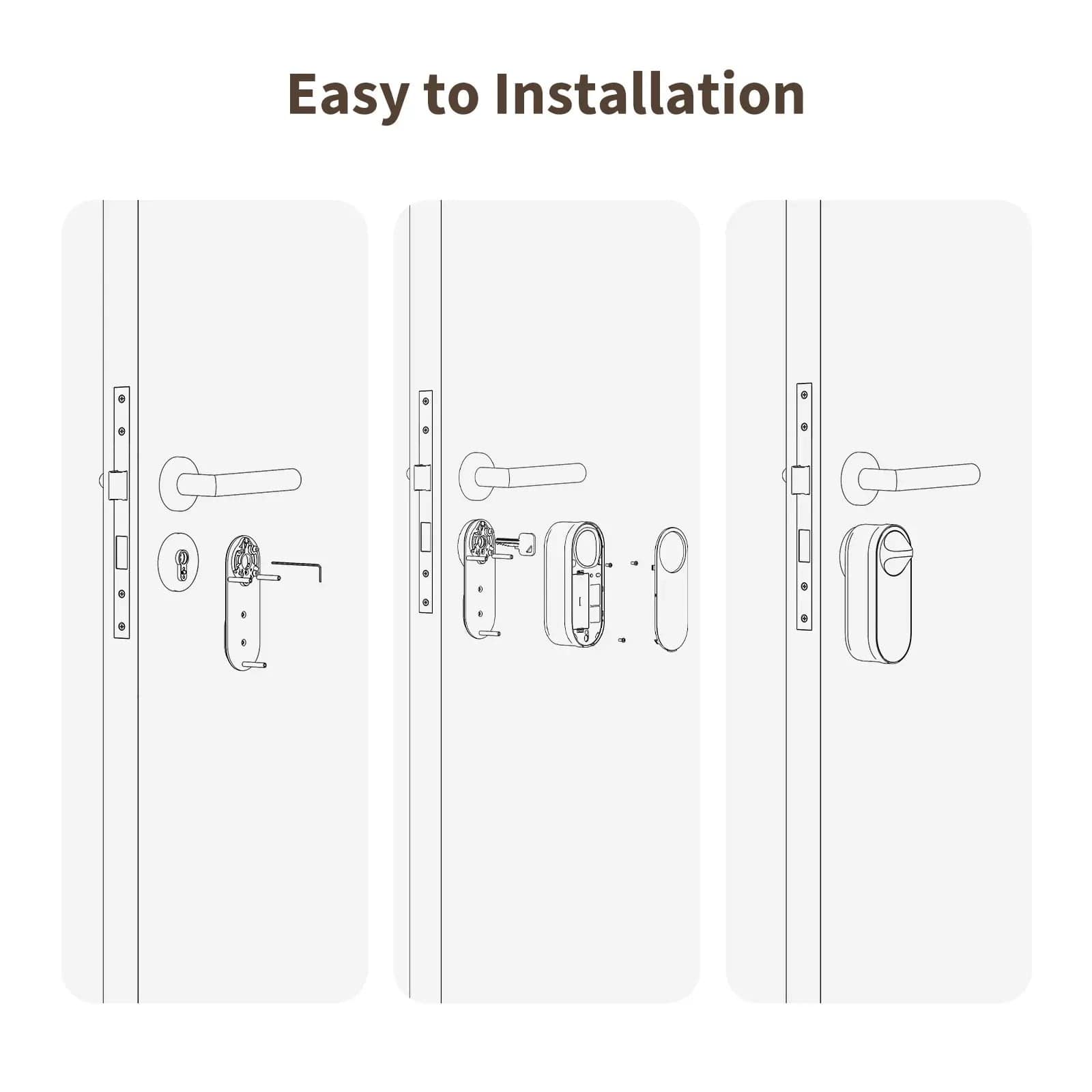 Khóa thông minh Aqara Smart Lock U200 Lite 8 Khóa thông minh Aqara Smart Lock U200 Lite - Ảnh 8
