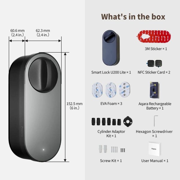 Khóa thông minh Aqara Smart Lock U200 Lite 14 AQARA U200 LITE 8 min