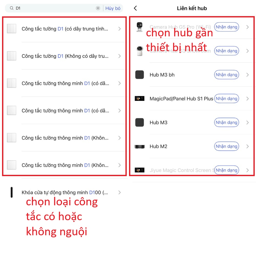 Hướng dẫn kết nối và cài đặt công tắc Aqara D1 3 HDSD Aqara Q1 2