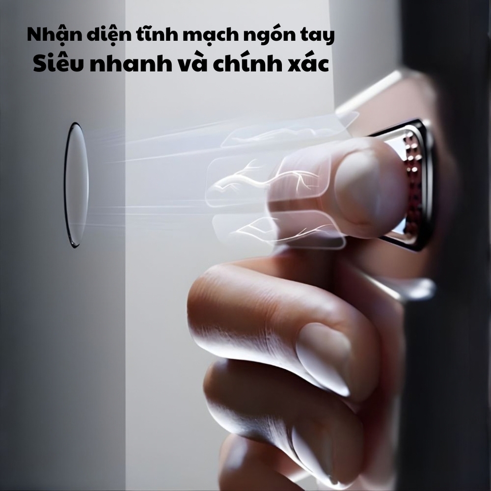 Khóa cửa nhận diện khuôn mặt, tĩnh mạch ngón tay thông minh Lockin S6 Max 14 Lockin S6 Max Tinh mach ngon tay