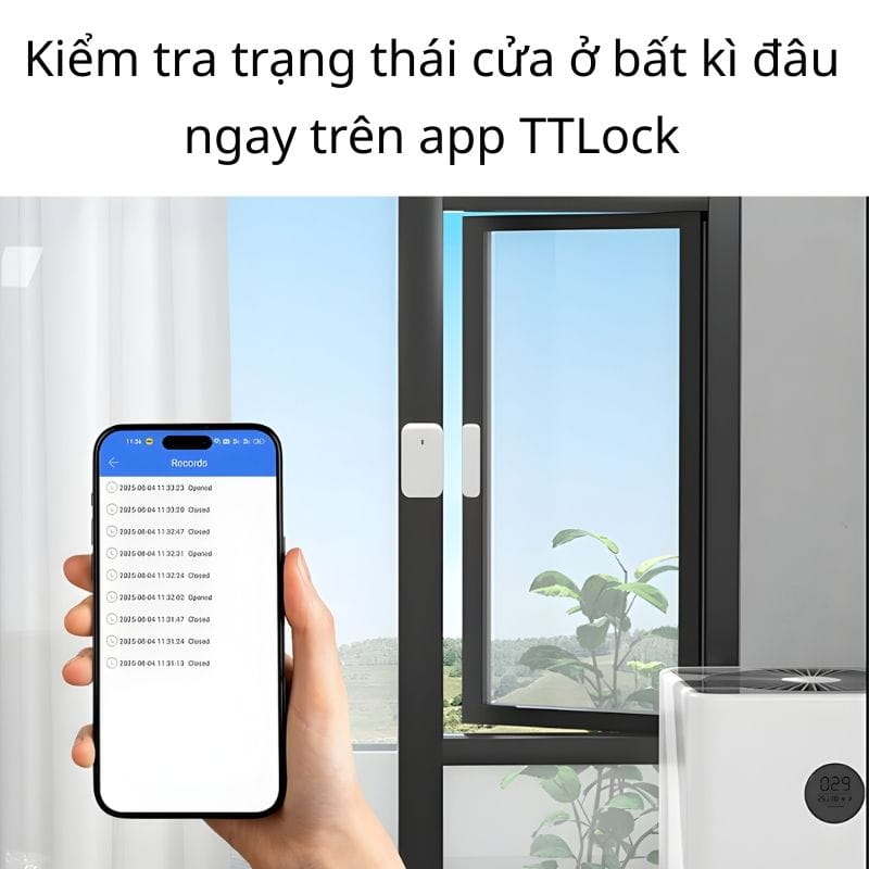 Cảm biến khoá cửa TTLock DS2 DS3 Door Lock Sensor 2 Cảm biến khoá cửa TTLock DS2 DS3 Door Lock Sensor - Ảnh 2