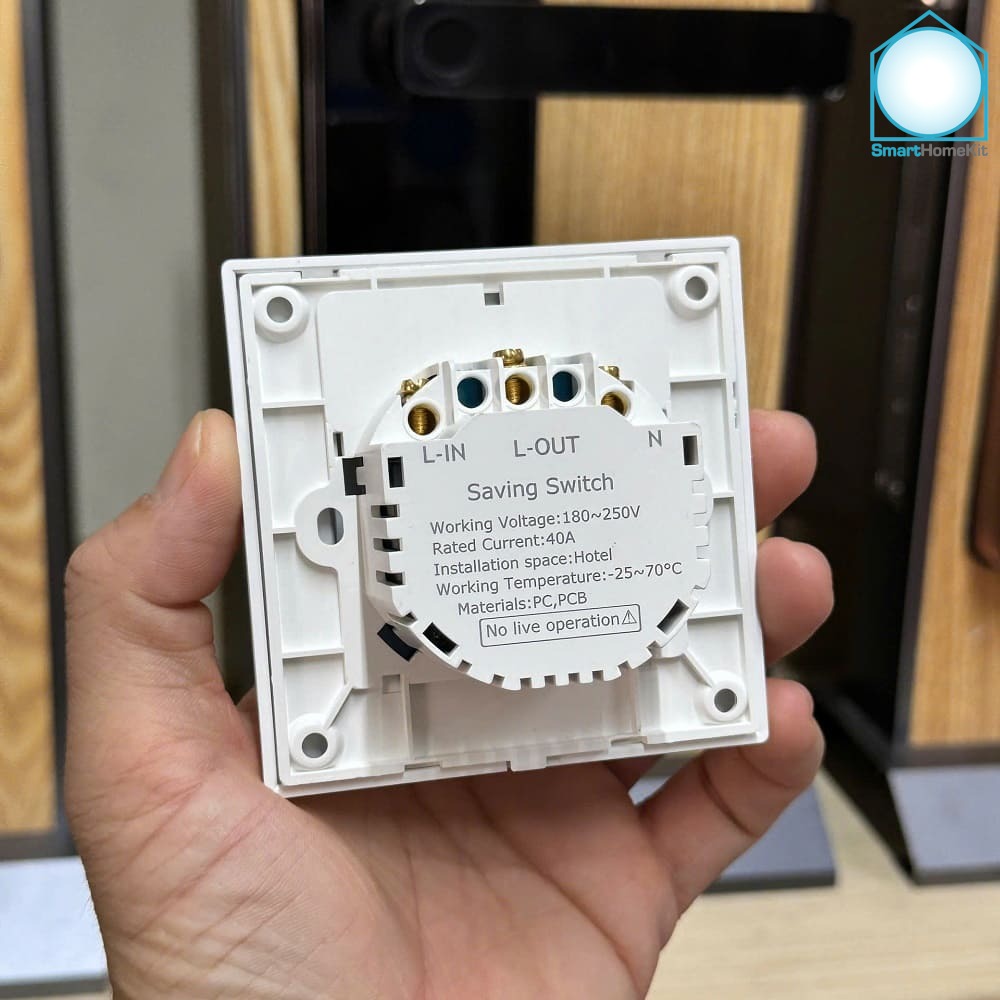 Công tắc tiết kiệm điện 13.56 MHz hình vuông TTLock Hotel 3 Công tắc tiết kiệm điện 13.56 MHz hình vuông TTLock Hotel - Ảnh 3